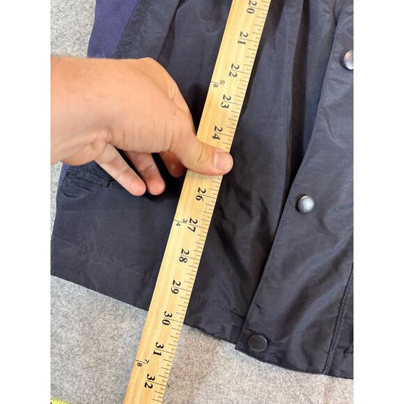 VINTAGE 90s FedEx VF Imagewear Work Jacket Mens Large Black Full Zip Windbreaker - Picture 4 of 7